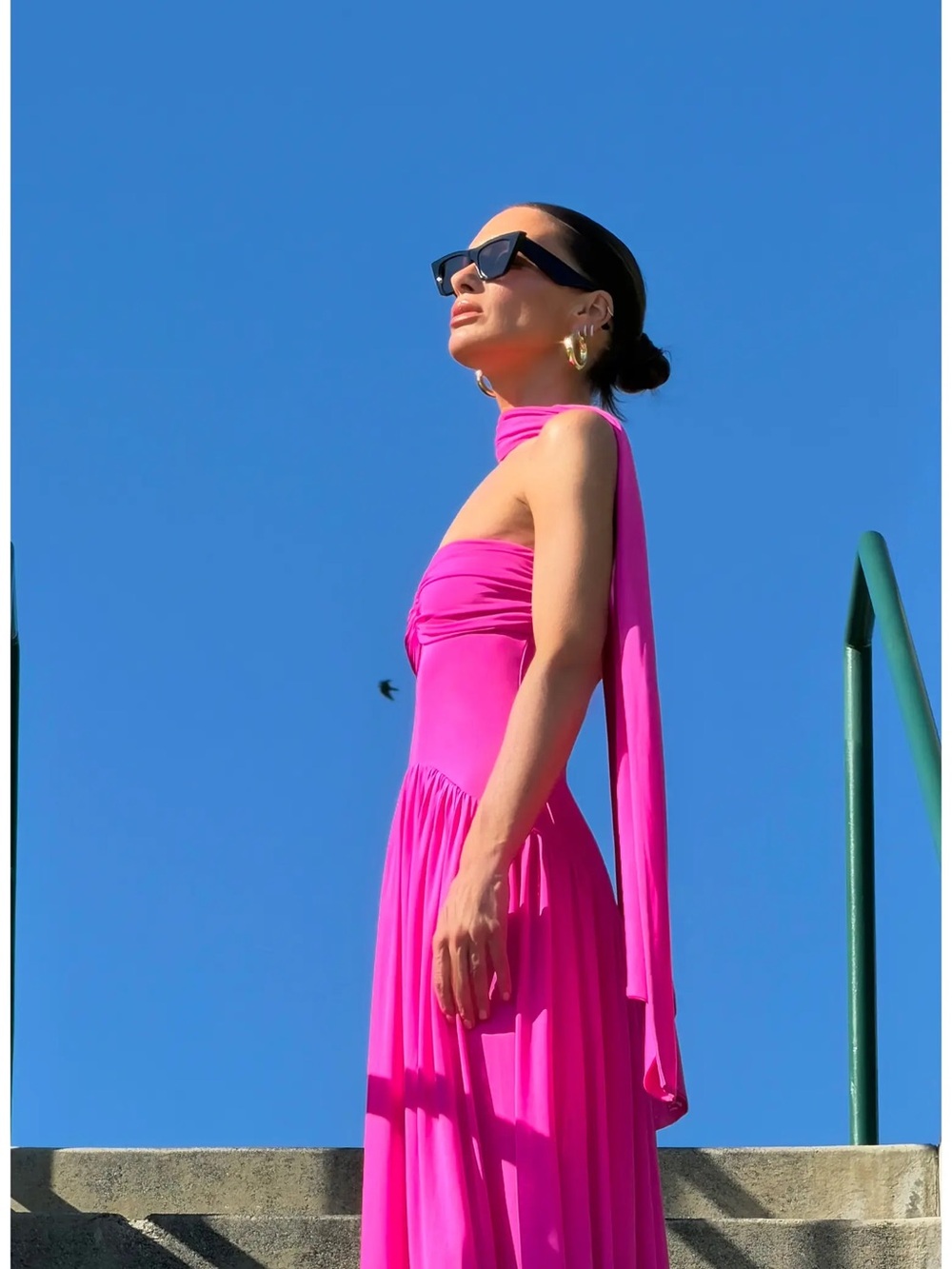 AFRM Rori Strapless Maxi Gown in Pink - Picture 6 of 8
